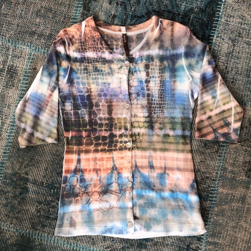 🔥 Anushka by Sienna Rose gorgeous printed half sleeve sweater size S